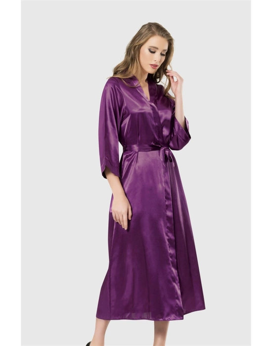 Beruflic  Mor Uzun Saten Sabahlık