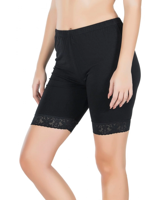 Beruflic Paçası Dantelli Battal Dizüstü Kadın Tayt 415b