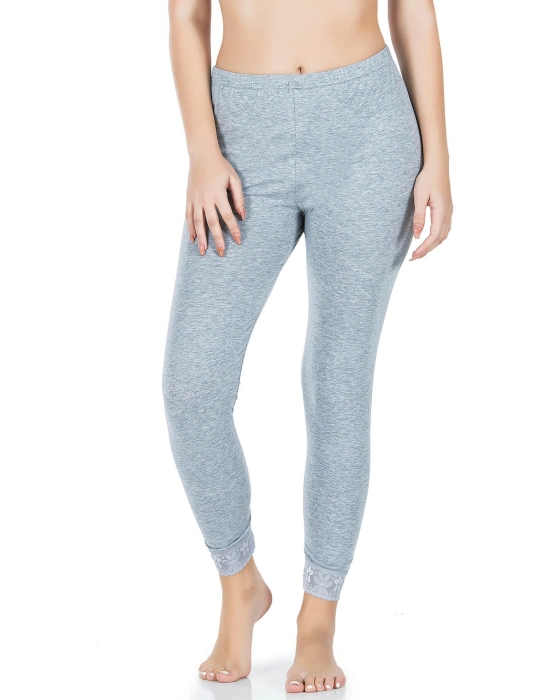 Beruflic Paçası Dantelli Kadın Tayt 422