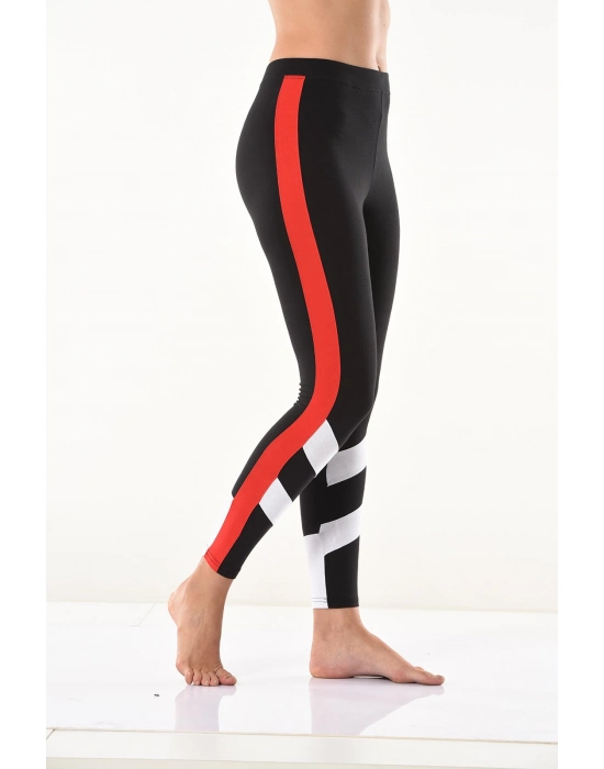 Beruflic Şeritli Kadın Tayt 0588