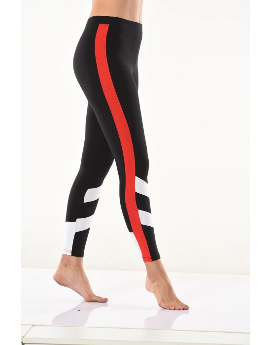 Beruflic Şeritli Kadın Tayt 0588