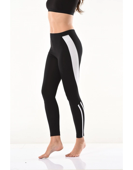 Beruflic Şeritli Kadın Tayt 0591