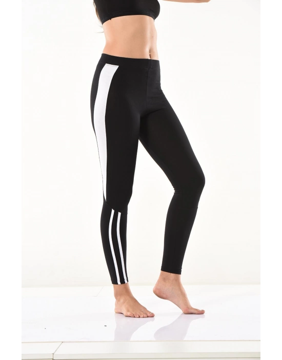 Beruflic Şeritli Kadın Tayt 0591