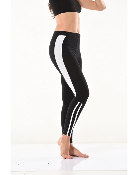 Beruflic Şeritli Kadın Tayt 0591