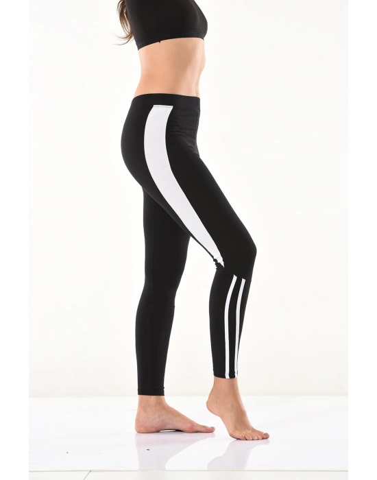 Beruflic Şeritli Kadın Tayt 0591