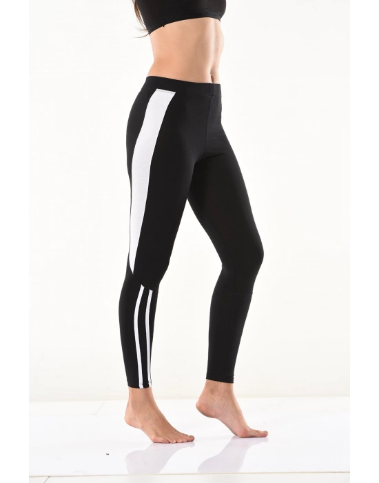 Beruflic Şeritli Kadın Tayt 0591