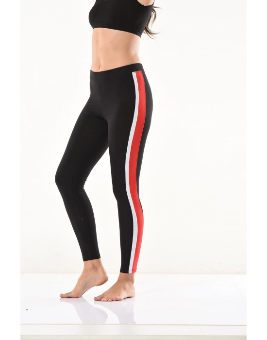 Beruflic Şeritli Kadın Tayt 0594