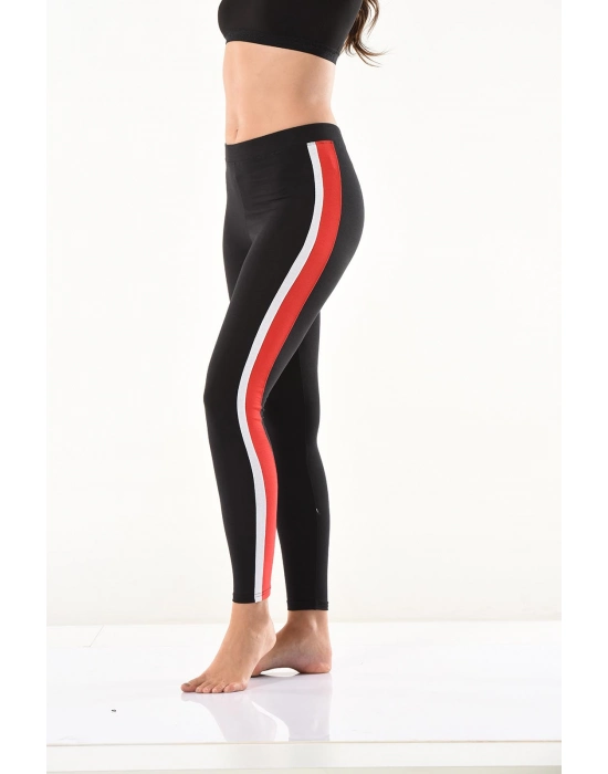 Beruflic Şeritli Kadın Tayt 0594