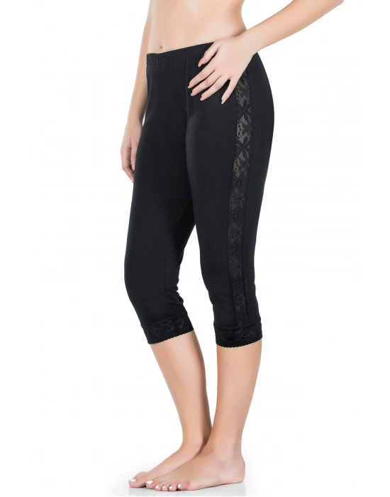 Beruflic Şeritli Kısa Kadın Tayt 417