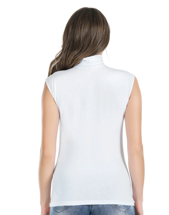 Beruflic Sıfır Kol Balıkçı Yaka Kadın Atlet 223