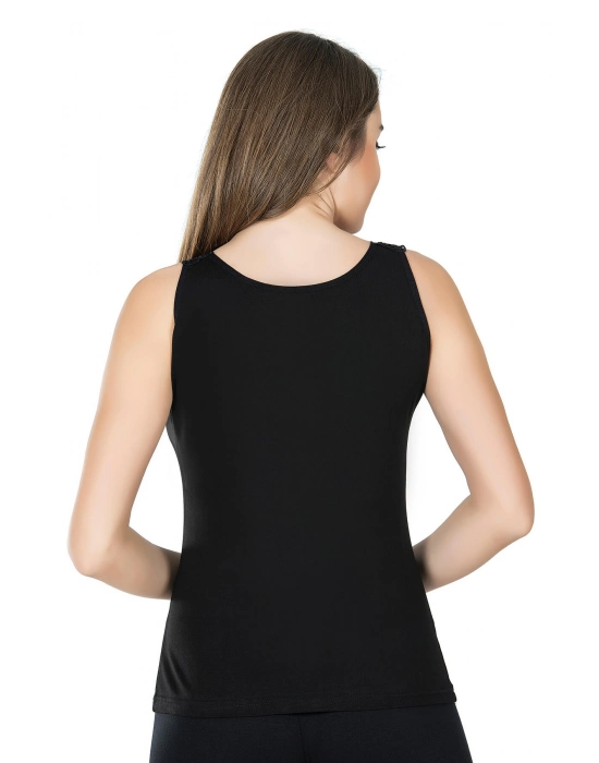 Beruflic Sıfır Kol Güpürlü Kadın Atlet 298