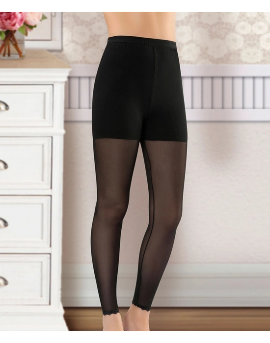 Beruflic Transparan Detaylı Kadın Tayt 478