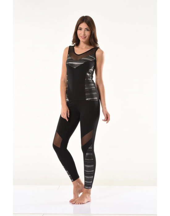 Beruflic Tül Detaylı Tayt Takım 1506