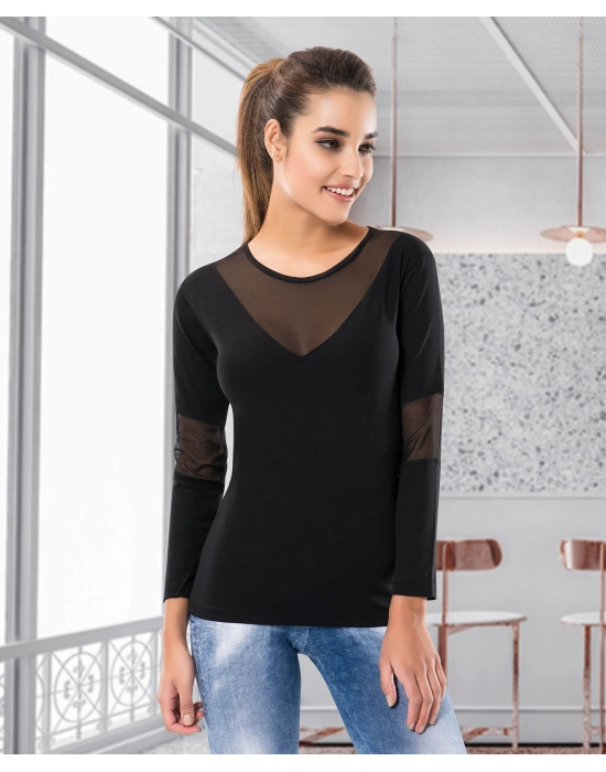 Beruflic Uzun Kol Kadın Body 124