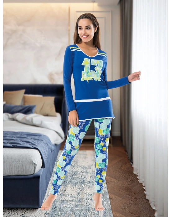 Beruflic Uzun Kol Kadın Pijama Takım 1118