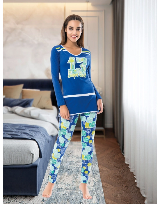 Beruflic Uzun Kol Kadın Pijama Takım 1118