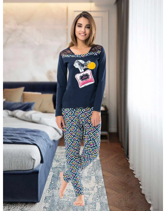 Beruflic Uzun Kol Kadın Pijama Takımı 1113