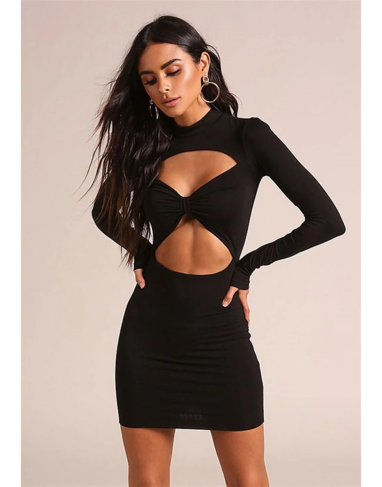 Beruflic Uzun Kollu Mini Elbise