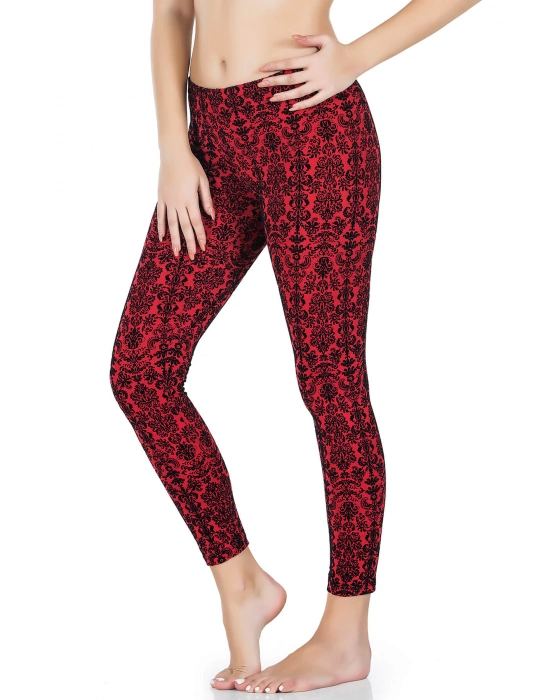 Beruflic Varak Desenli Kadın Tayt 457