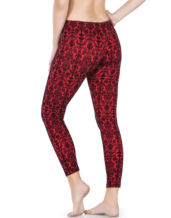 Beruflic Varak Desenli Kadın Tayt 457