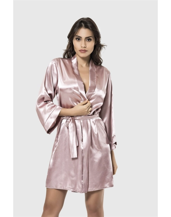 Beruflic  Vizon Kısa Saten Sabahlık