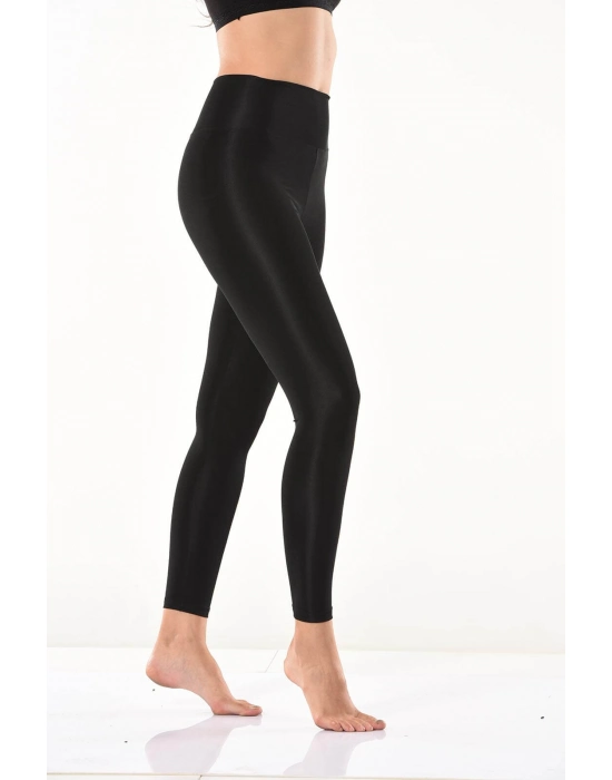 Beruflic Yüksek Bel Parlak Disco Tayt 0595