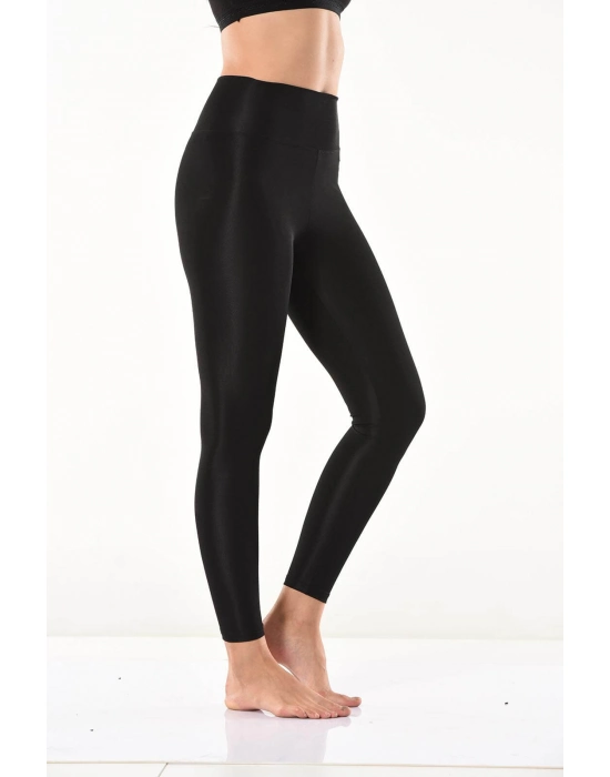 Beruflic Yüksek Bel Parlak Disco Tayt 0595