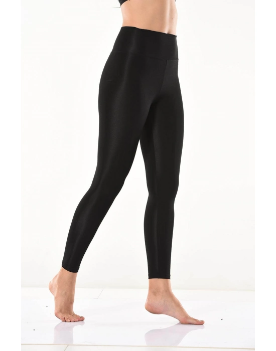 Beruflic Yüksek Bel Parlak Disco Tayt 0595