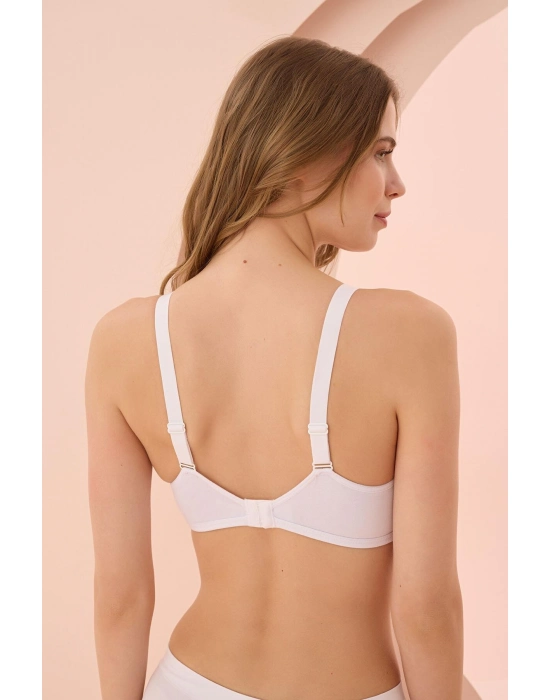Beyaz Dikişsiz Emzirme Sütyeni