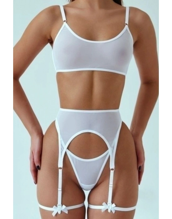 Beyaz Jartiyer Takım