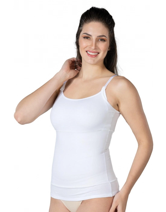 Beyaz Mı Emay 1402 Modal Cotton Emzirme Atlet Korse