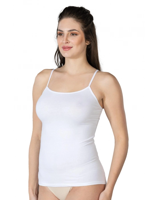 Beyaz Mı Emay 1410 Modal Cotton İnce Askılı Atlet