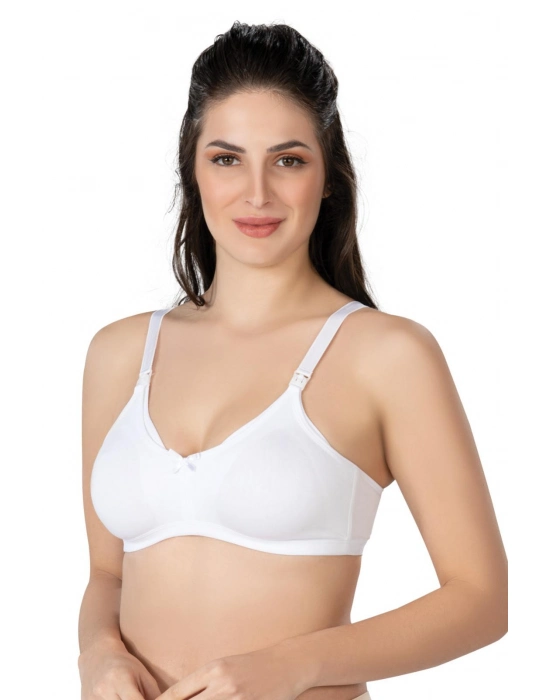 Beyaz Mı Emay 1421 Modal Cotton Emzirme Sütyen