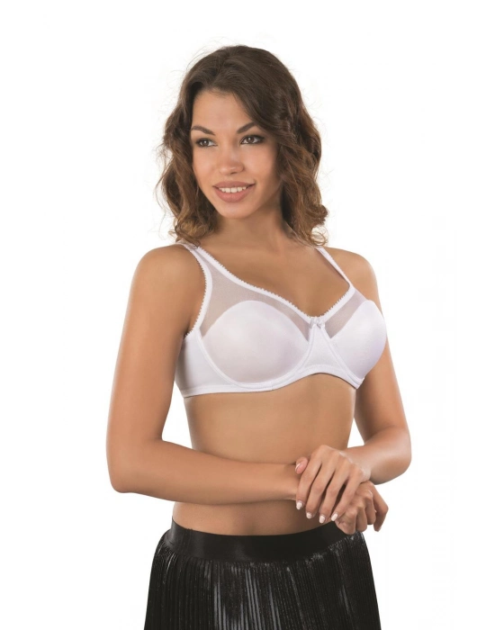 Beyaz Mı Emay 169 C Basic Balenli Toparlayıcı Sütyen