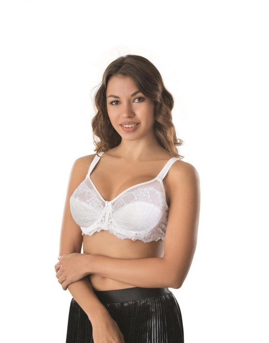 Beyaz Mı Emay 170 B Balenli Brode Toparlayıcı Sütyen