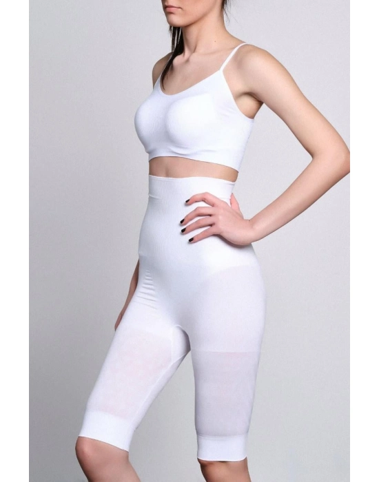 Beyaz Mı Emay 2015 Yüksek Bel Double Uzun Paçalı Korse