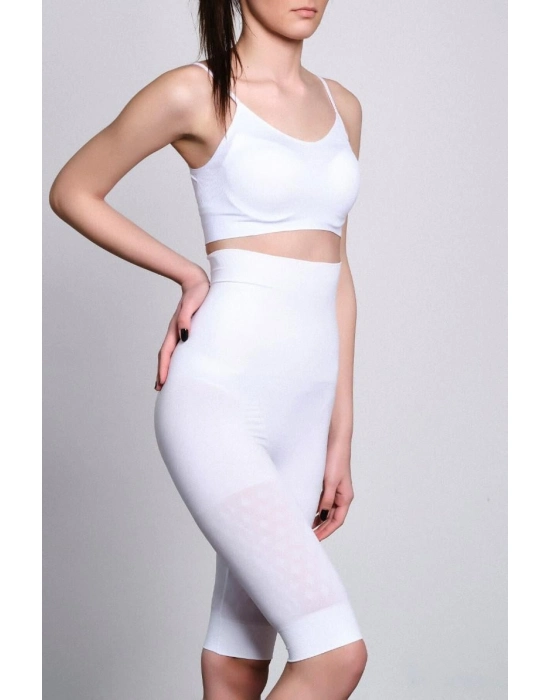 Beyaz Mı Emay 2015 Yüksek Bel Double Uzun Paçalı Korse