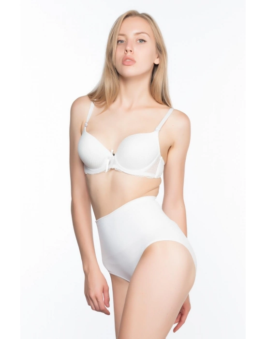 Beyaz Mı Emay 2021 Double Düşük Bel Slip Korse