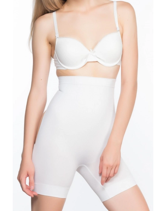 Beyaz Mı Emay 2032 Popo Açık Masajlı Boxer Korse