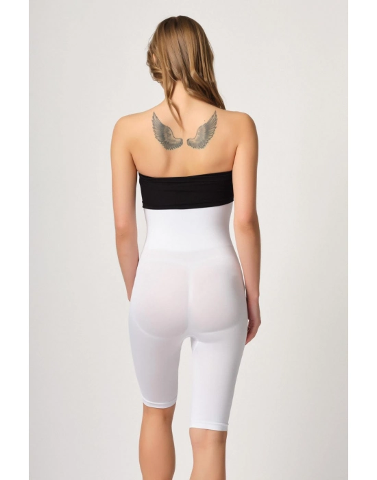 Beyaz Mı Emay 2044 Yüksek Bel Double Uzun Paçalı Korse