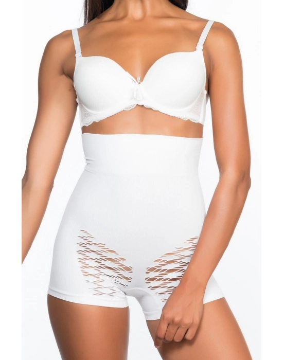 Beyaz Mı Emay 2064 Popo Açık Fantezi Boxer Korse