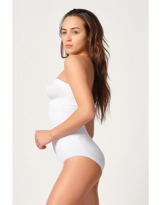 Beyaz Mı Emay 2088 Önden Agraflı Slip Korse