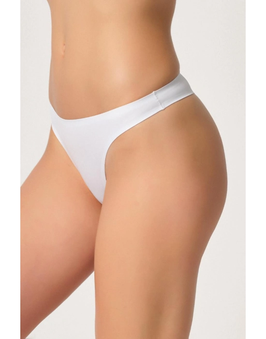 Beyaz Mı Emay 2802 Yapıştırma Lazer Kesim String Külot
