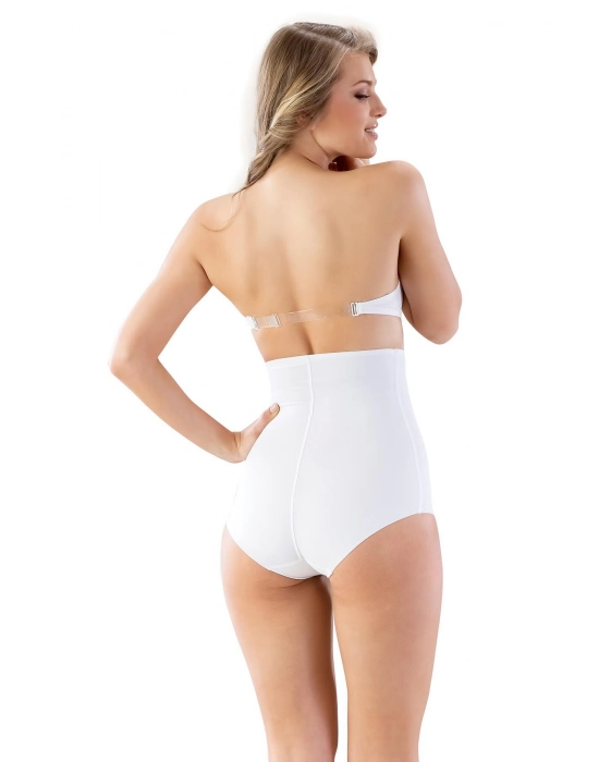 Beyaz Mı Emay 2813 Yüksek Bel Slip Lazer Korse
