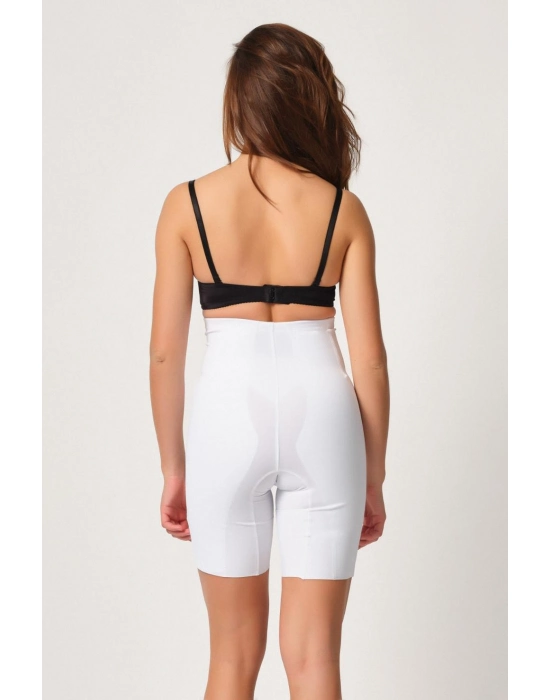 Beyaz Mı Emay 2814 Double Yüksek Bel Boxer Lazer Korse