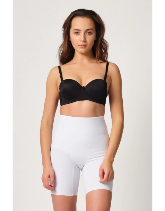 Beyaz Mı Emay 2816 Yüksek Bel Boxer Lazer Korse