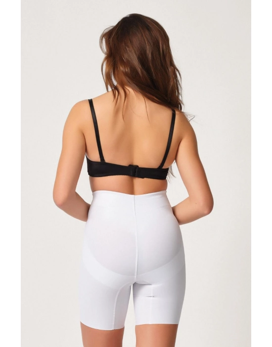 Beyaz Mı Emay 2816 Yüksek Bel Boxer Lazer Korse