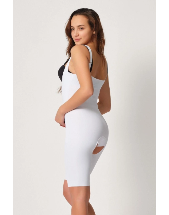 Beyaz Mı Emay 2915 Agraflı Yelek Karyoka Destekli Boy Korse