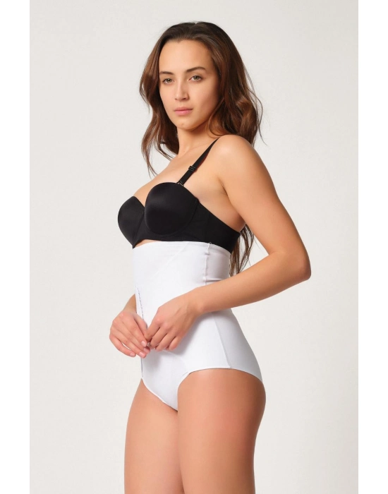 Beyaz Mı Emay 2932 Double Karın Agraf Destekli Slip Lazer Korse