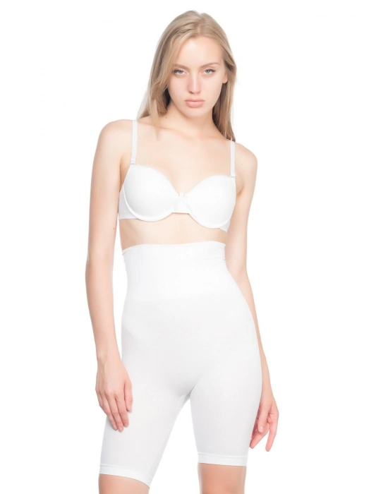 Beyaz Mı Emay 3200 Pantolon Altı Soft Double Boxer Korse